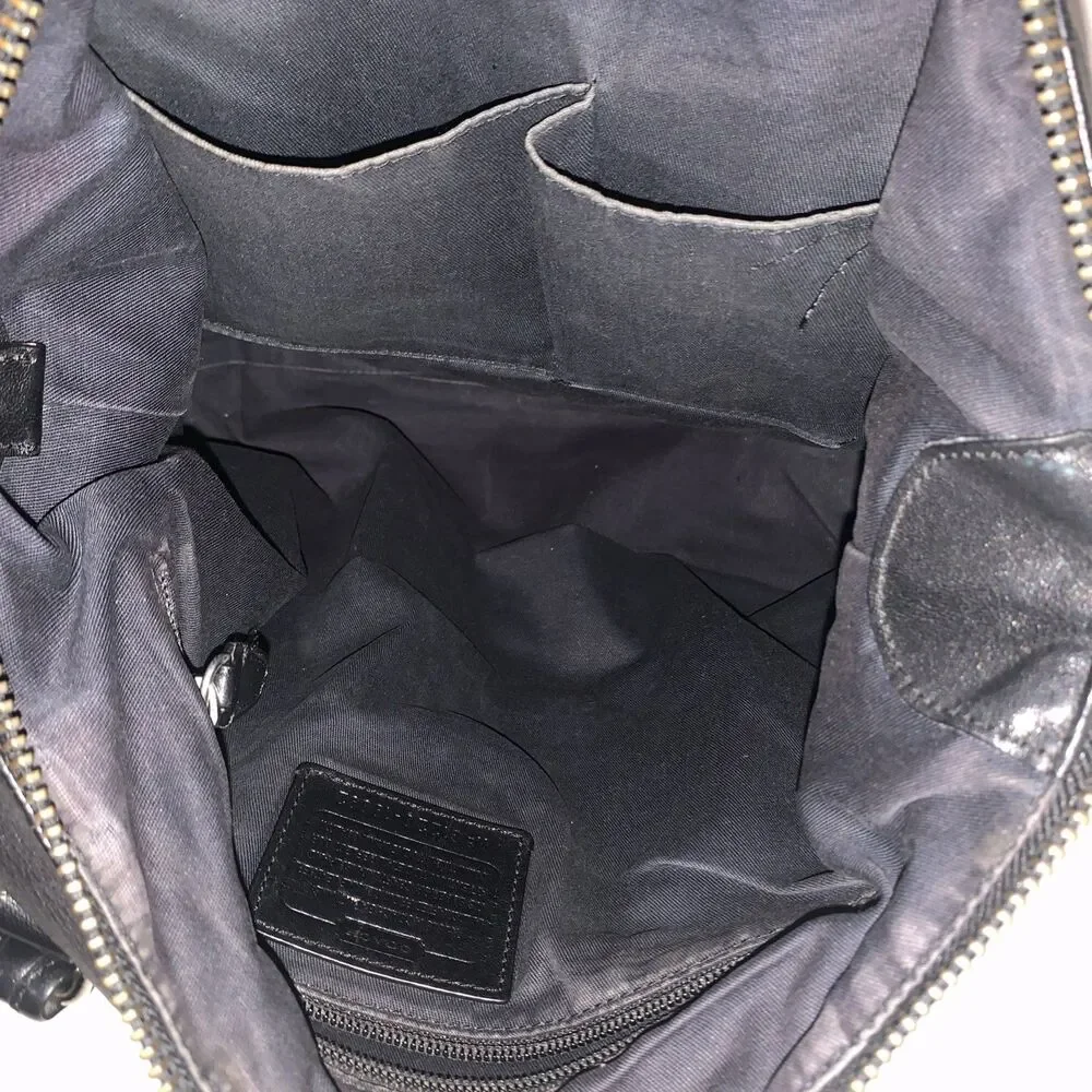 Coach Legacy Rory 19892 Black Quality Leather Satchel/Shoulder Bag Classic